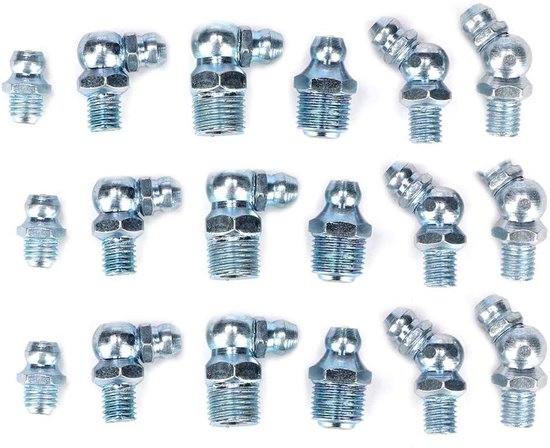 Smeernippel Assortiment Kits - 80 stuks - Ijzer Zink Plating