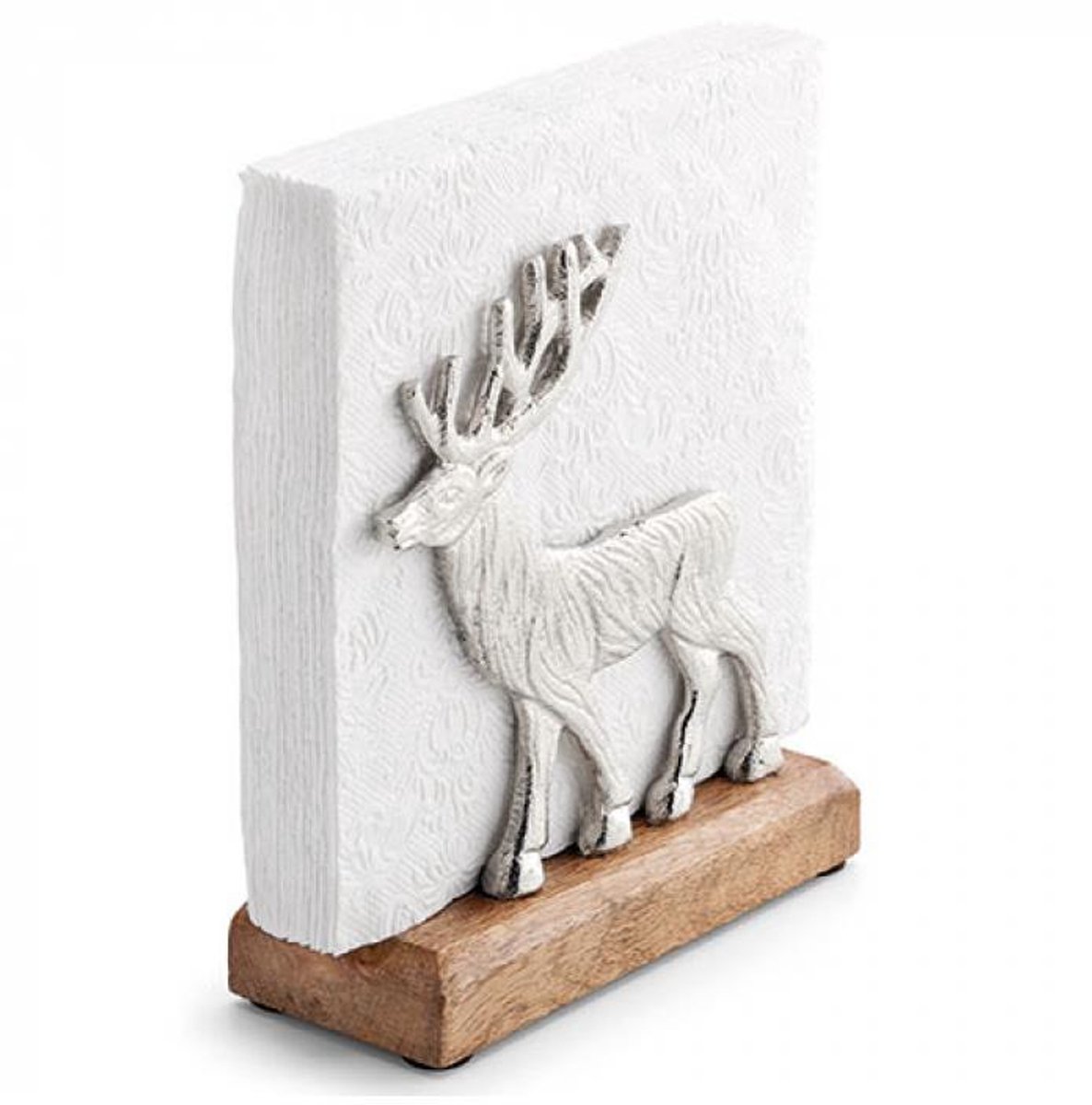 Ambiente servethouder rendier zilver decoratief tafelaccessoire.