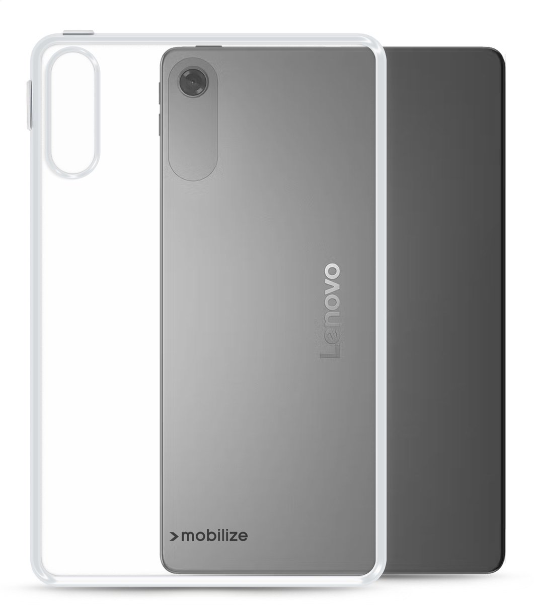 Mobilize Tablethoes geschikt voor Lenovo Tab 10.1 Hoes Flexibel TPU | Mobilize Gelly Case Backcover | Doorzichtig Telefoonhoesje Tab 10.1 | Tab 10.1 Case | Back Cover - Transparant