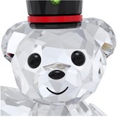 Swarovski beeldje Beer Kris Feestdagen Jaarlijkse Editie 2025 5701510 | decoratieobject met groen en rode kristallen, feestelijke stijl
