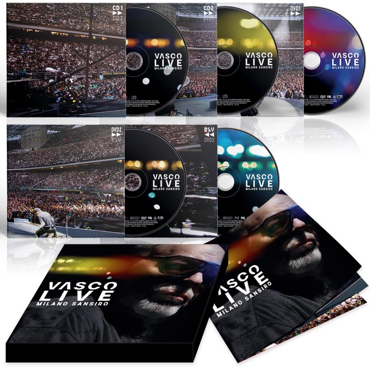 Live Muziek Boxset: 2CD, 2DVD en Blu-Ray Concertopnames