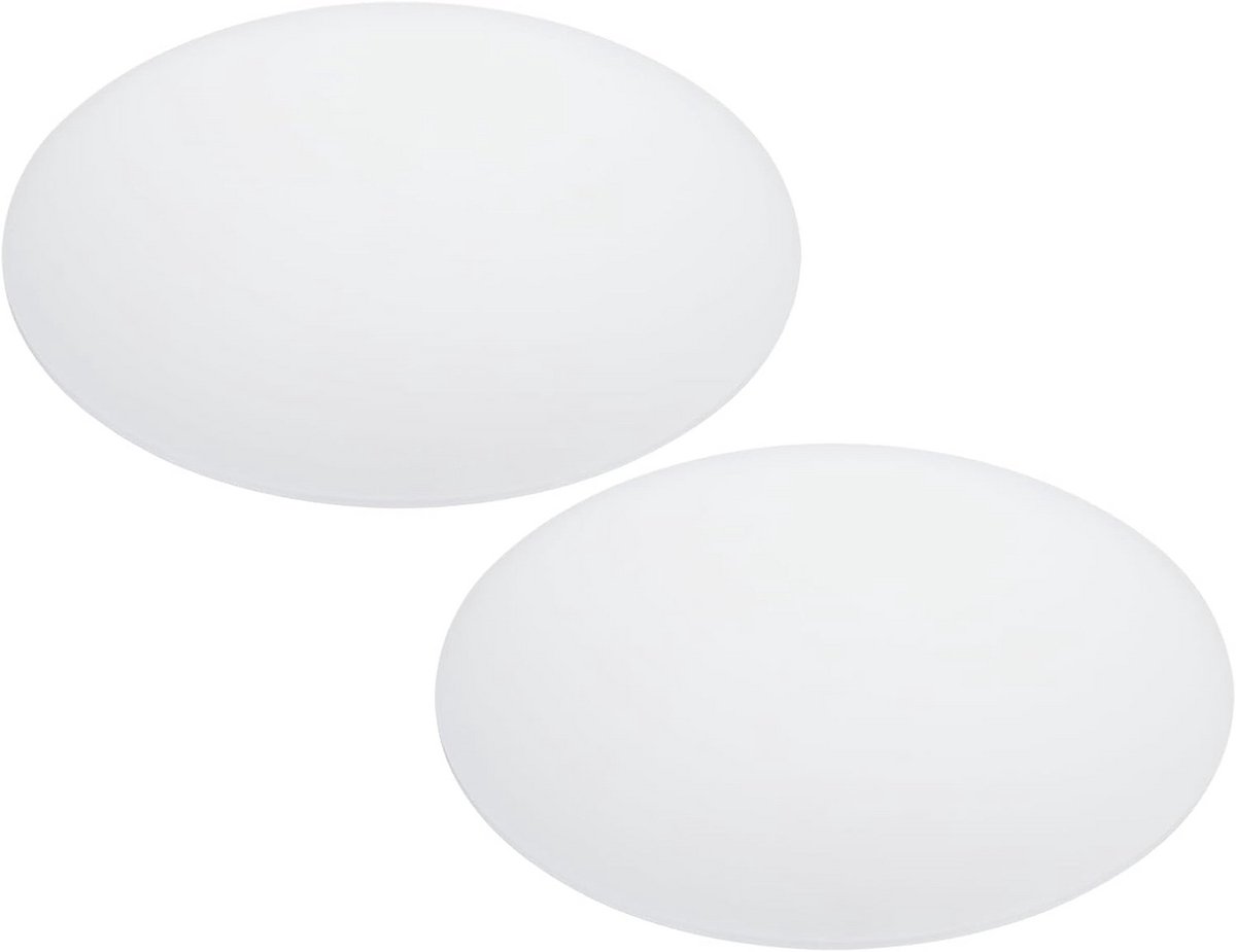 Ronde Diffusorplaat Wit Acryl Ø356mm - 2 Stuks voor Hanglamp & Trommelkap