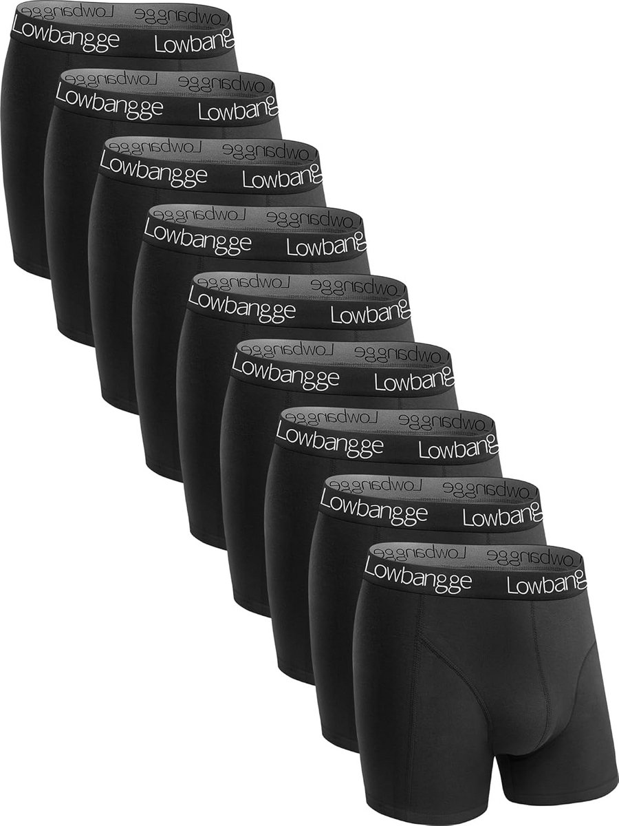 Herens Boxershorts 9-Pack Katoen Nauwsluitend Comfortabel