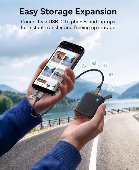 Externe SSD - Portable Harde Schijf - Compact - Opslag — afbeelding 4