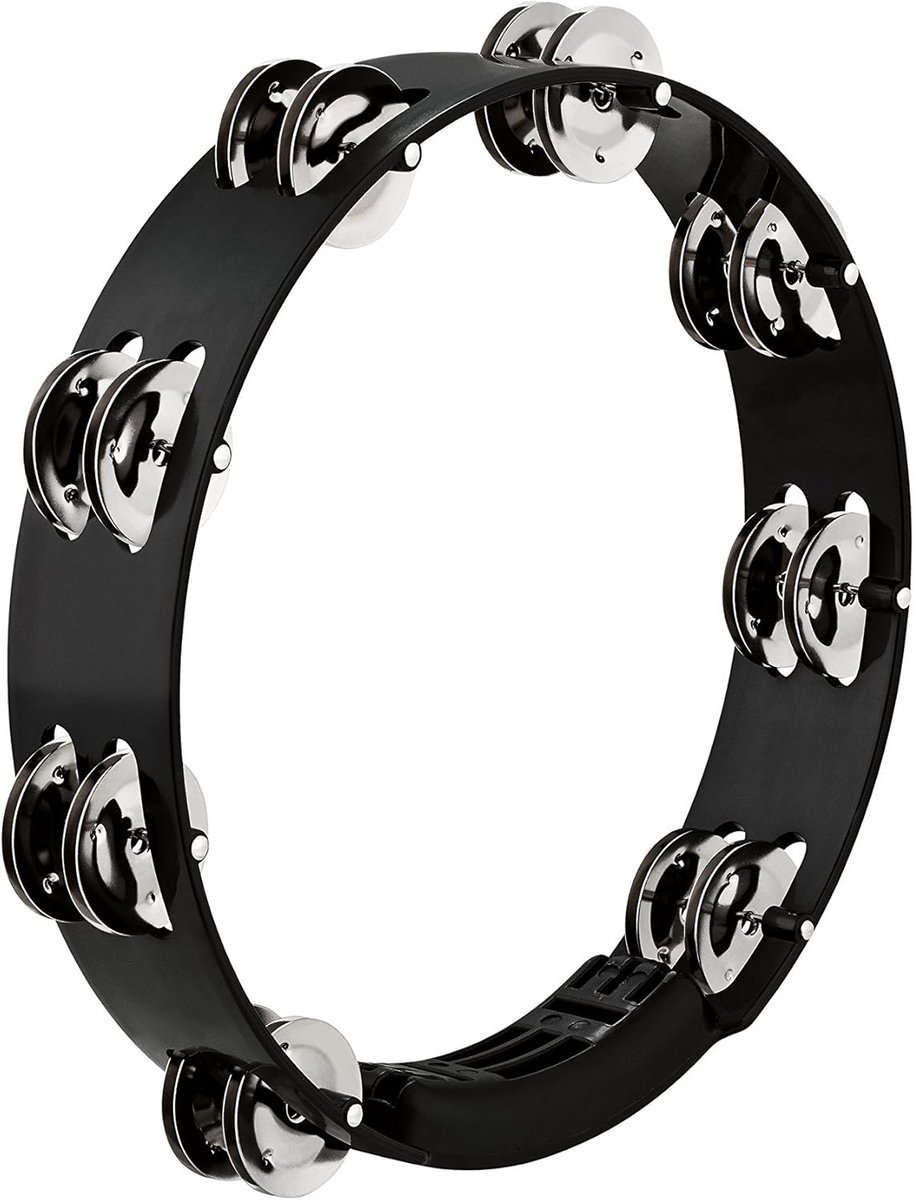 Tamboerijn met Tweerijige Ringen - Stevig Frame voor Muziek en Optredens