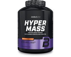 BioTech USA BioTech USA BioTechUSA Hyper Mass - Mass Gainer met Koolhydraten & Eiwitmengsel Gemicroniseerde Creatine Glutenvrij, 4 kg, Gezouten karamel