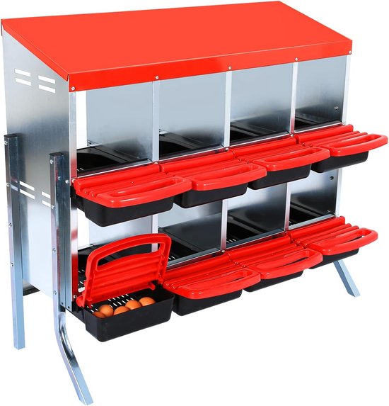 Kalolary 6 Stuks Siliconen Nestmatten Voor Kippen – 30,5x30,5 Cm, Wasbaar, Antislip, Herbruikbaar, Voor Legkippen En Eierbescherming