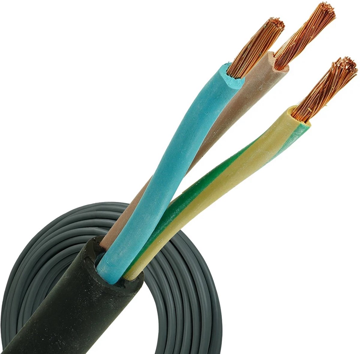 Neopreen kabel H05RN-F 3x0.75mm² per rol 25 meter