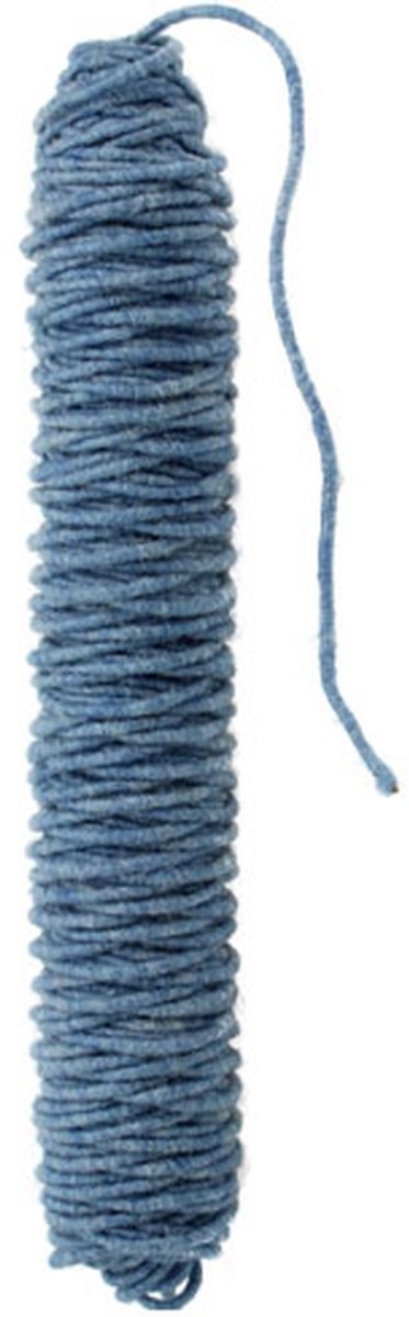 Lontdraad 55m blauw