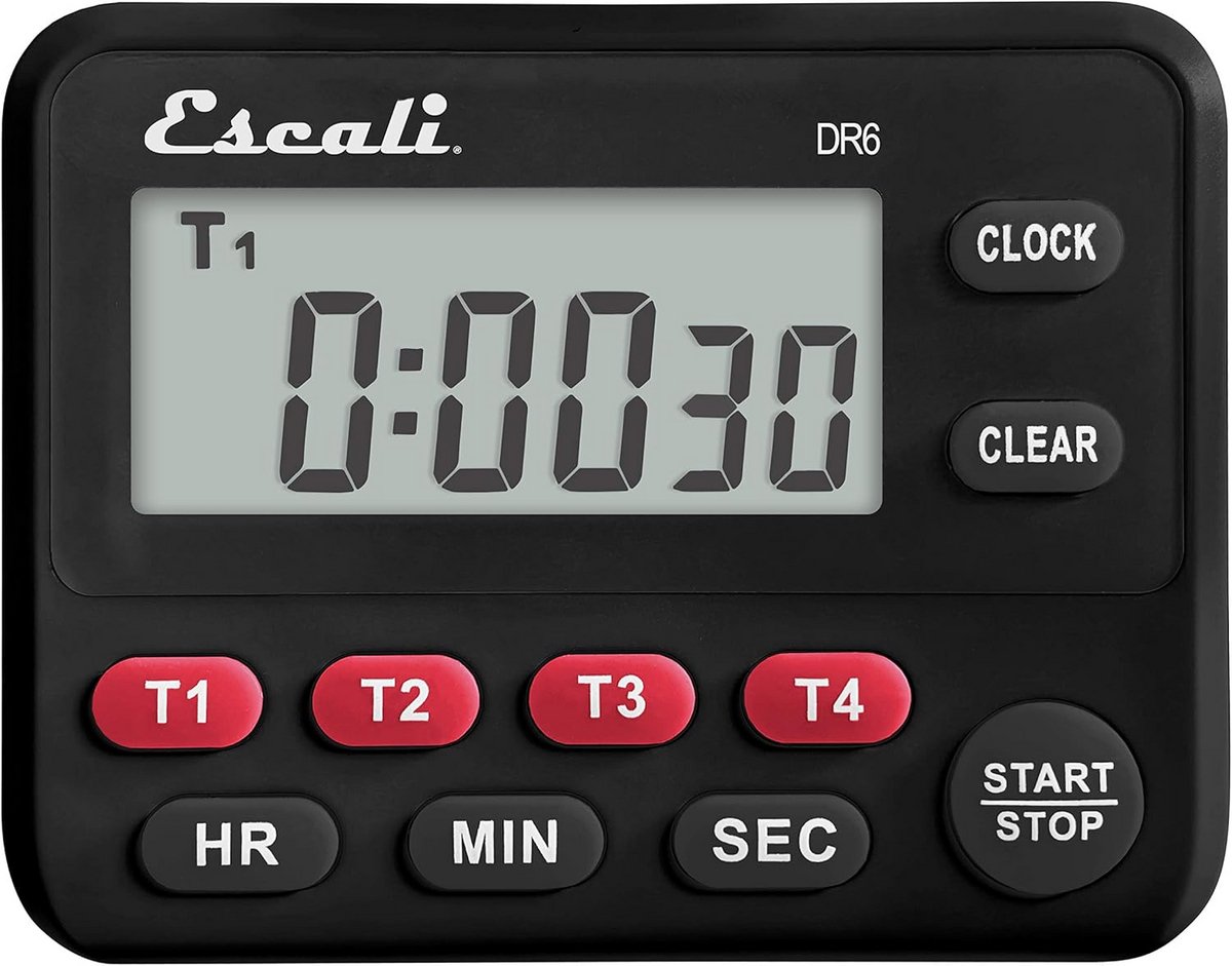 Digitale Keukentimer met Vier Onafhankelijke Timers en Terugbelfunctie