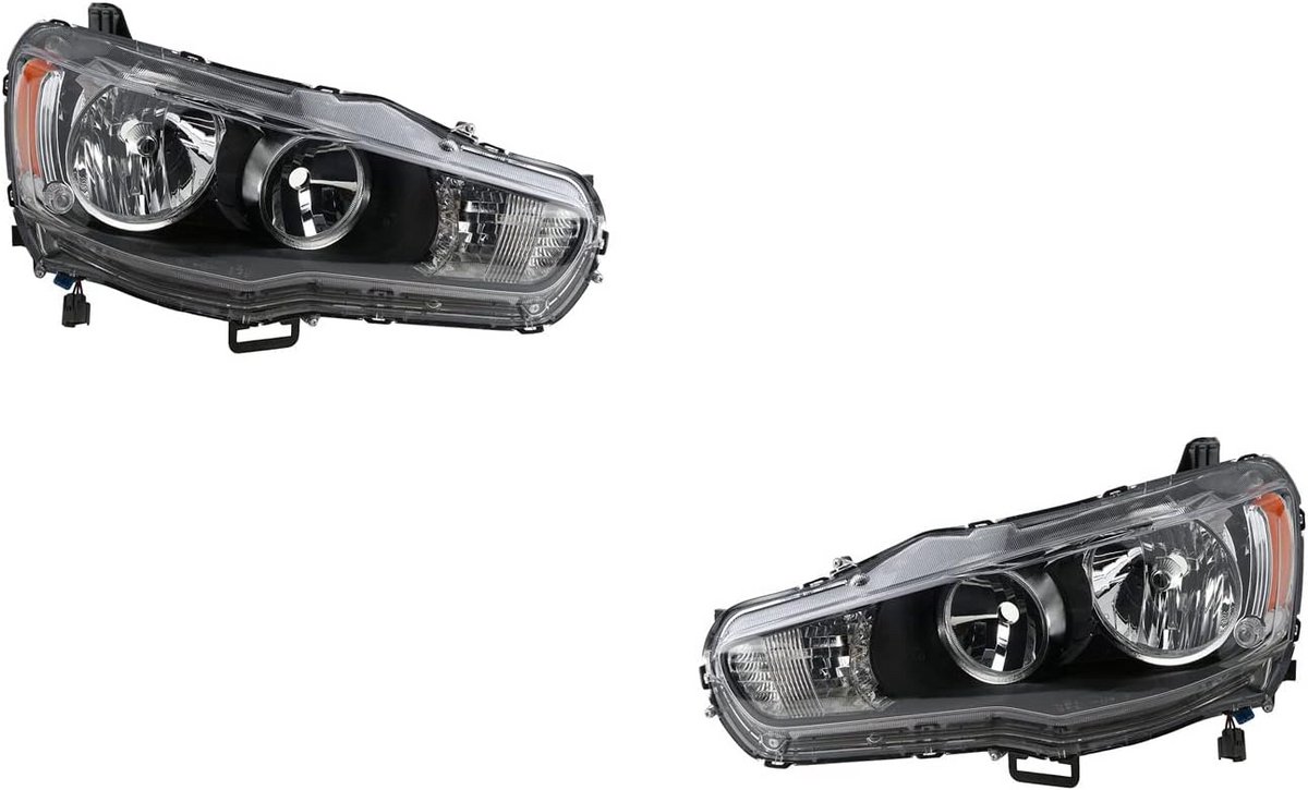 Halogeen Koplamp Set Voor Mitsubishi Lancer 2008-2017 Voor Verlichting