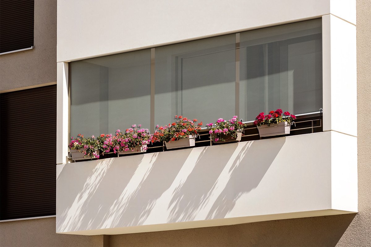 Coloray Buitenrolgordijn - Mintgroen Outdoor Rolgordijn - 50x180 cm - Terraszonwering - Balkonafscherming - Raamdecoratie Buiten - Zonwerend Gordijn - Windscherm Balkon - UV-Bescherming Buiten