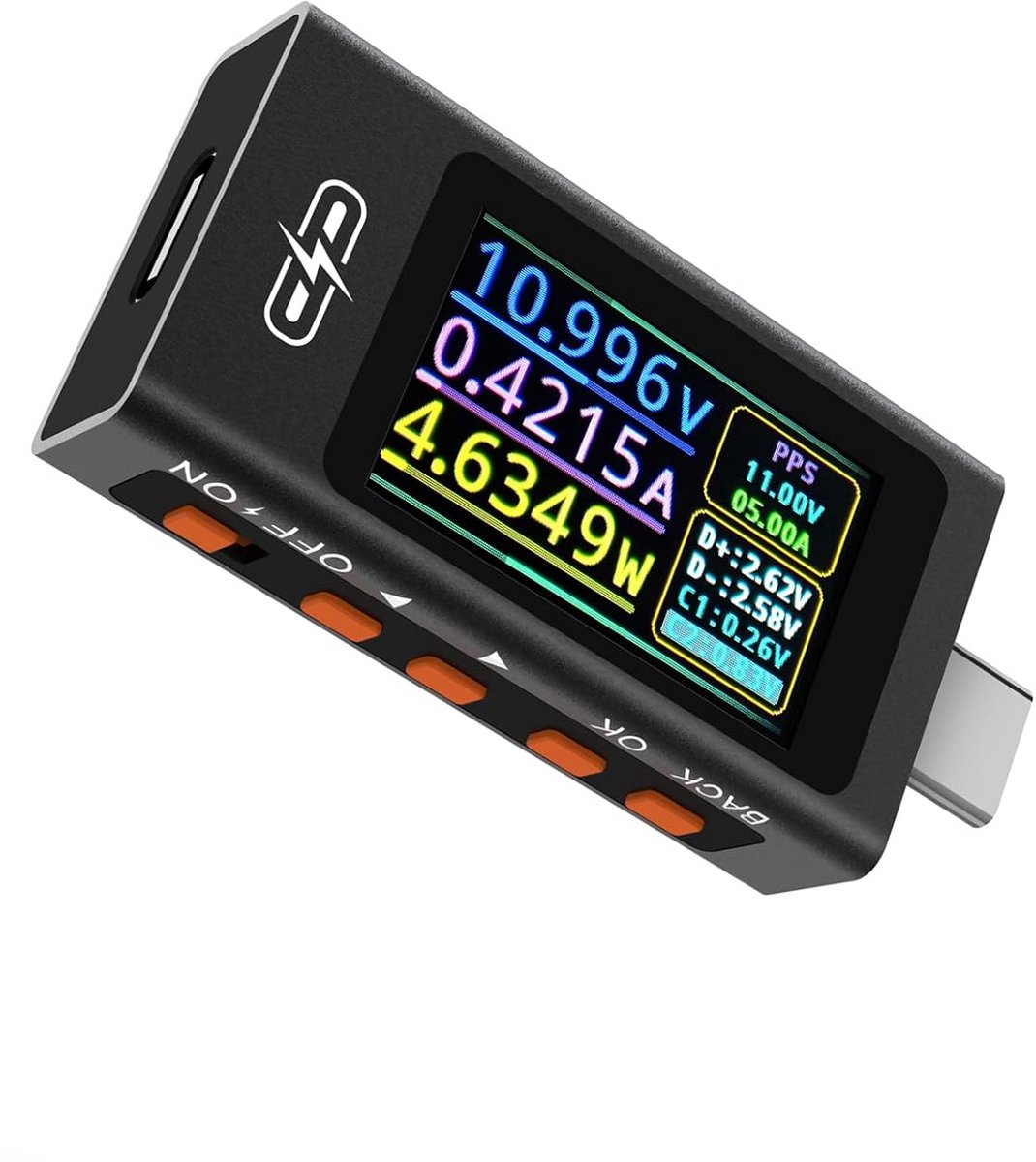 USB Tester Spanningsmeter en Stroommeter Batterij Controle