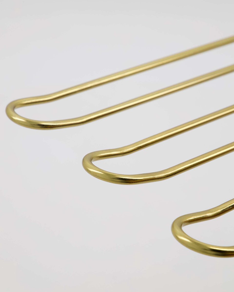 Wijnglasrek Stilio goud 30cm