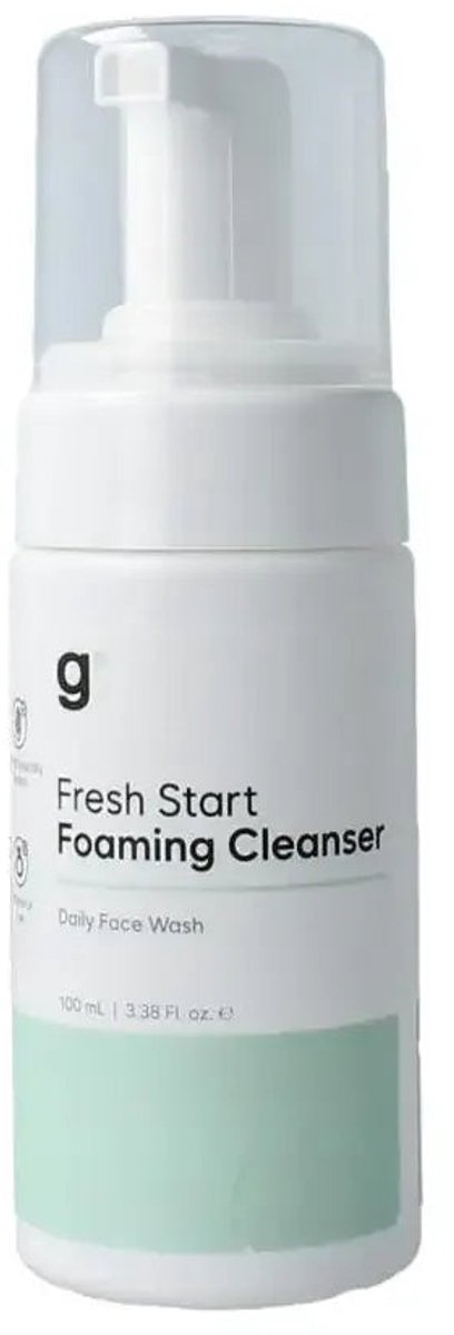 Gladskin Fresh Start Schuimende Cleanser (100ml) – Niet-uitdrogende reiniger voor alle huidtypes, geurvrij, dermatologisch getest, luxe dagelijkse reiniger voor tieners en volwassenen