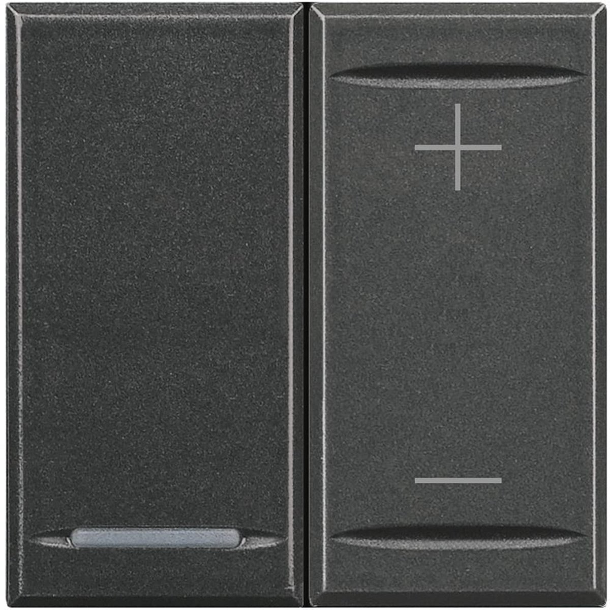 Universele LED Dimmer Antraciet Opbouw - Geschikt voor Diverse Soorten Verlichting