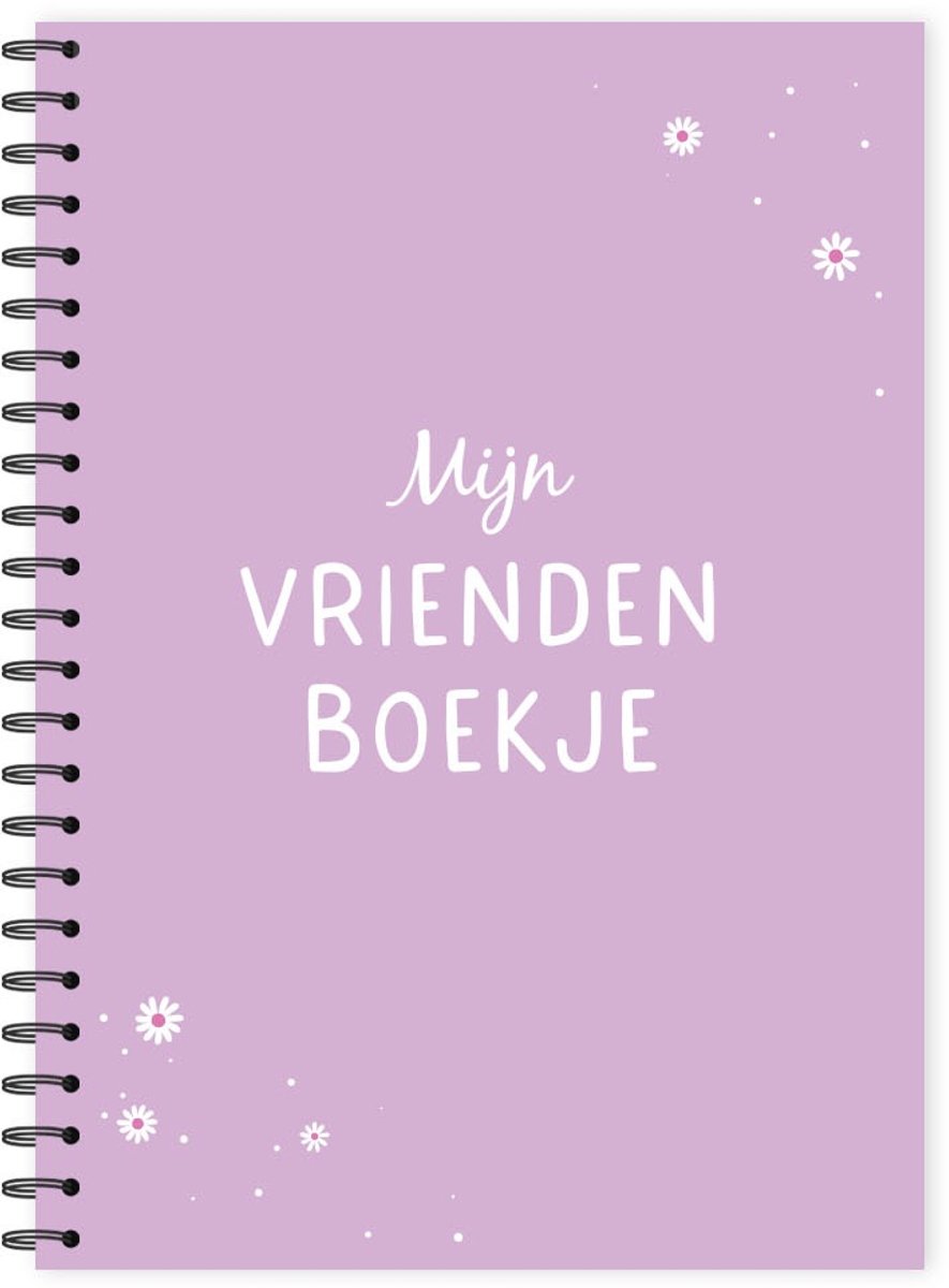 Vriendenboekje Invulboek- Lila - Fien & Feau