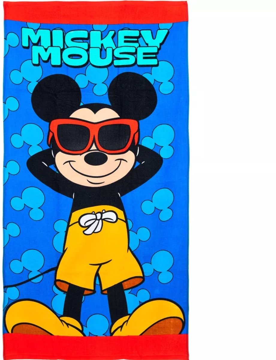 Mickey Mouse strandlaken Cool 70 x 140 cm - Katoen