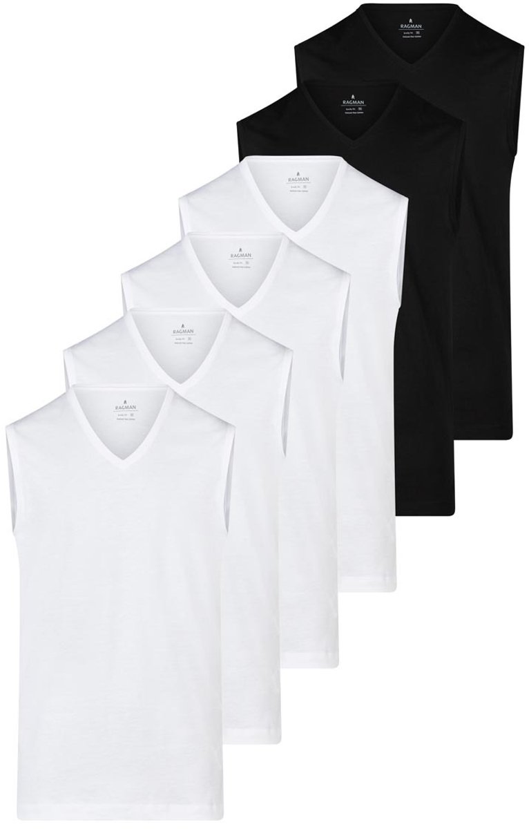 RAGMAN Heren onderhemd 6 pack Basic