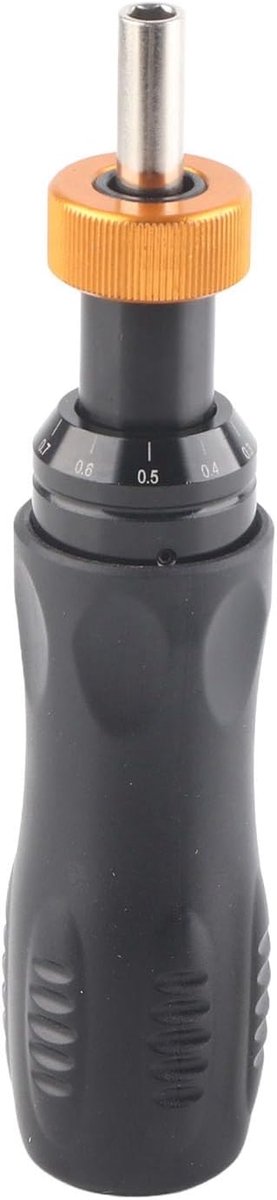 Koppel Schroevendraaier - Precisie Tool - Fijn Monteren - Instelbaar Koppel 1-6 Nm - 18.7 cm Lengte - Meerkleurig