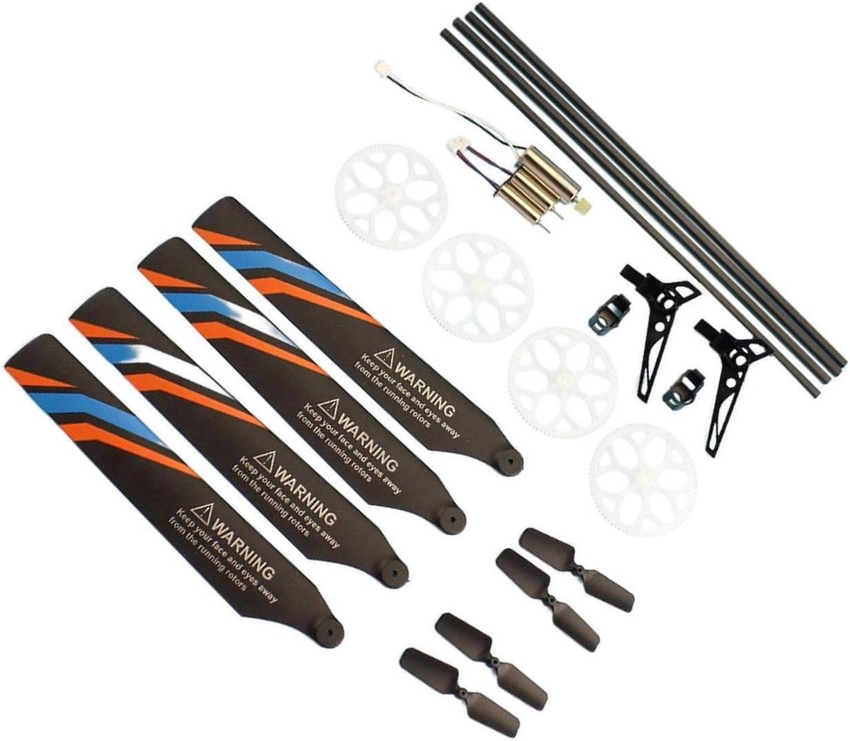 Helikopter Onderdelen - Accessoires Kit - Model Vliegen - Duurzaam Materiaal - 12x10x4 cm
