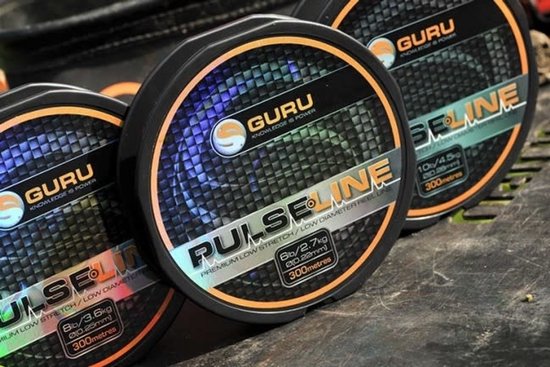 Guru - Pulse-Line | Ligne de pêche en nylon | 0,28 mm - Transparent