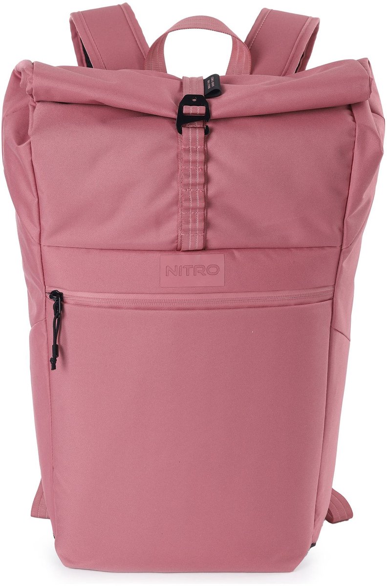 NITRO vrijetijdsrugzak rugzak met laptopvak Urban Collection Cosmo 24L Woodrose oud roze