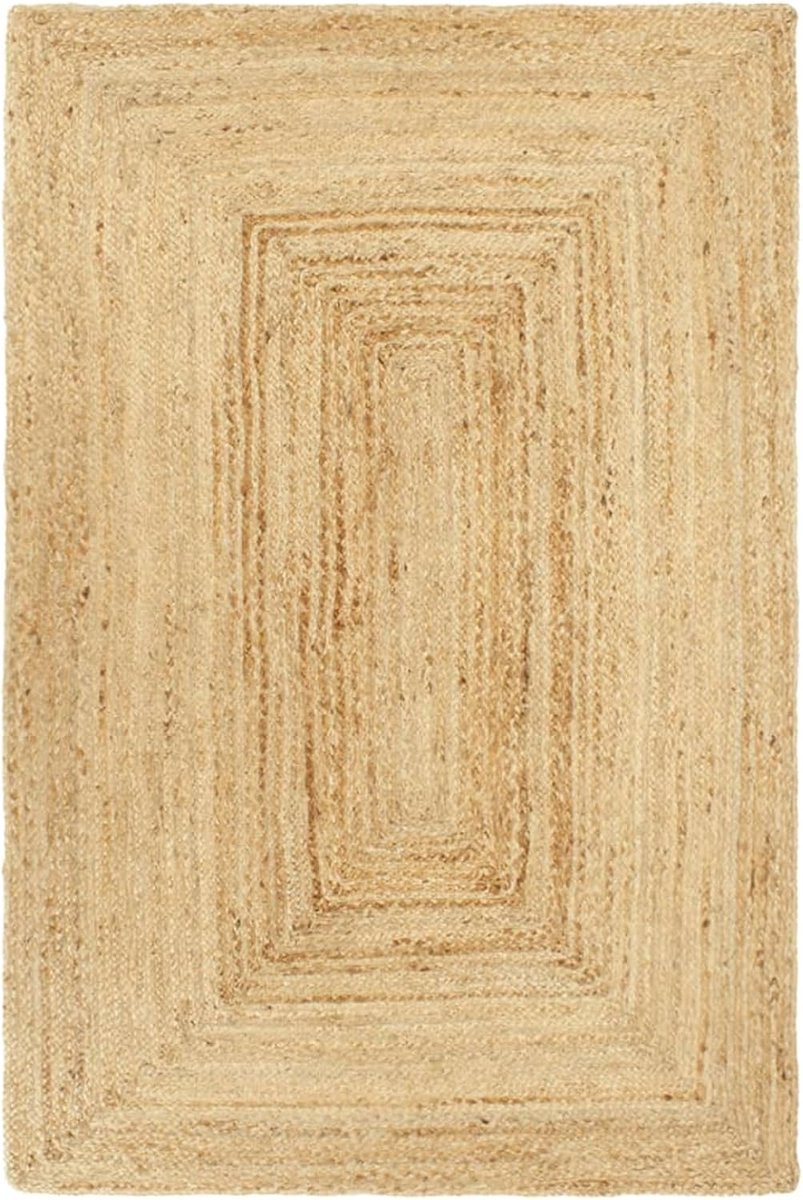 Jute Vloerkleed - Gevlochten Tapijt - Woonkamer Decoratie - 100% Natuurlijk Jute - 200 x 300 cm
