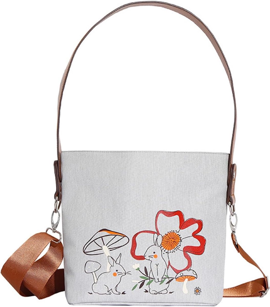 Compacte Luiertas Tote - Stijlvolle Luier Tas - Draagbare Baby Zorg - Lichtgewicht 300g - Met Kinderwagenriemen