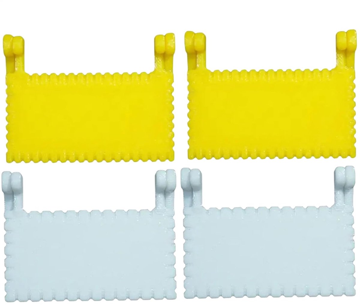 Meetgereedschap Set - Liniaal Naaldmeter - Precisie Meten - 4-delig Clip-on Ontwerp - 3mm 4mm