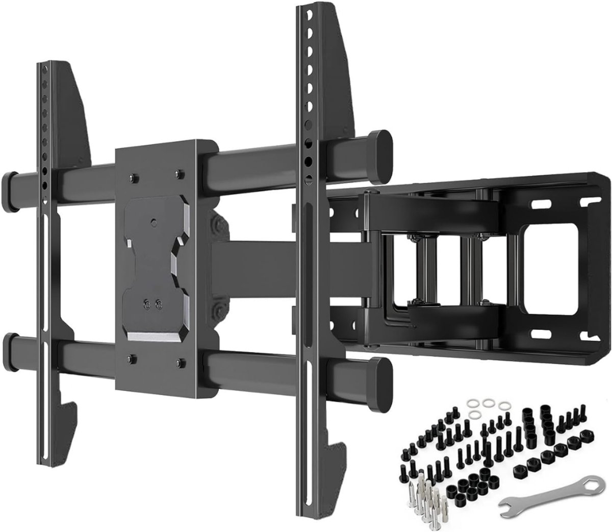 SVN® TV Beugel Draaibaar en Kantelbaar - TV Beugel Draaibaar - TV Beugel Kantelbaar - Zwart - 45cm x 23cm x 8cm