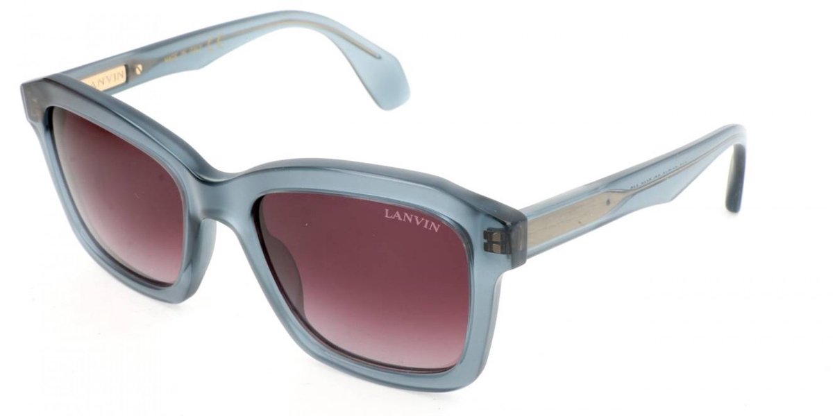 Lanvin SLN725 Shiny green water 52/19/140 WOMAN Zonnebrillen