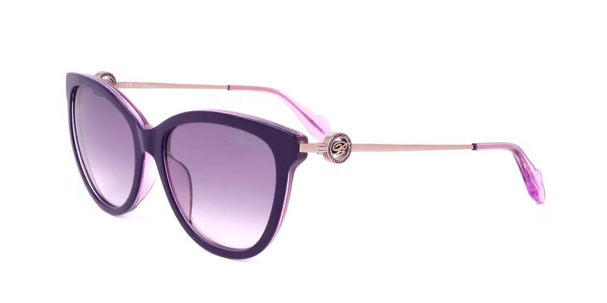 Blumarine SBM162 Shiny glittery violet 55/16/140 WOMAN Zonnebrillen