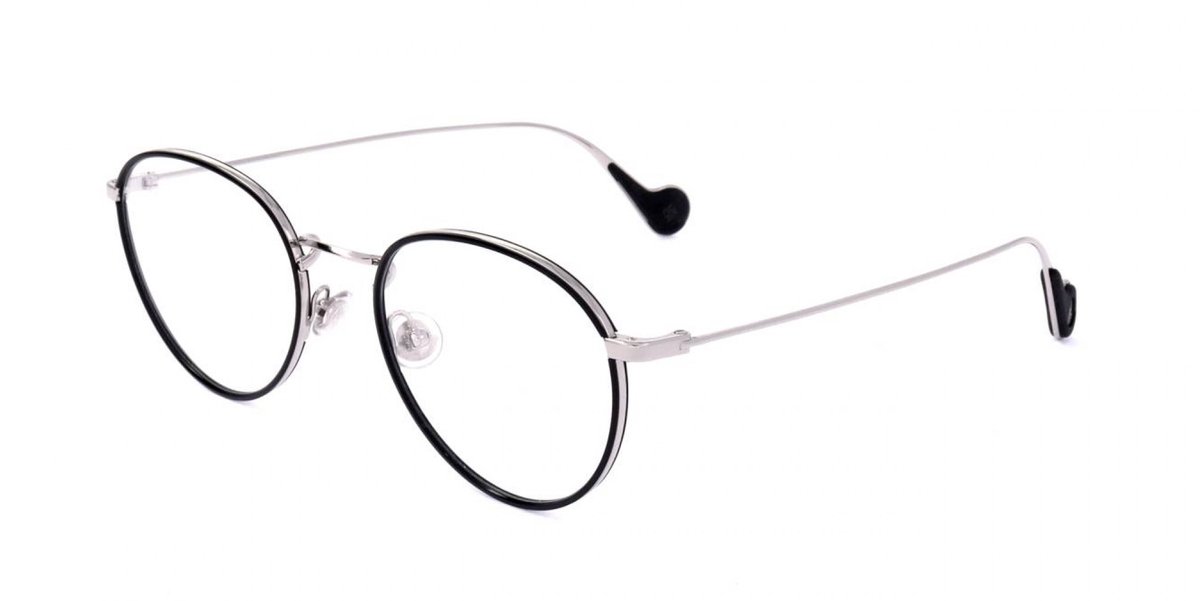 Moncler ML5110 Shiny palladium 51/20/145 UNISEX Brilmonturen