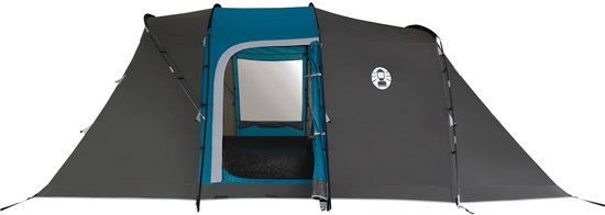 Coleman Vespucci 6 Tent - 6 Persoons tunneltent - UV Guard SPF50 zonbescherming - Ventilatie - Geïntegreerd grondzeil - Grijs/blauw van Merkloos — afbeelding 2