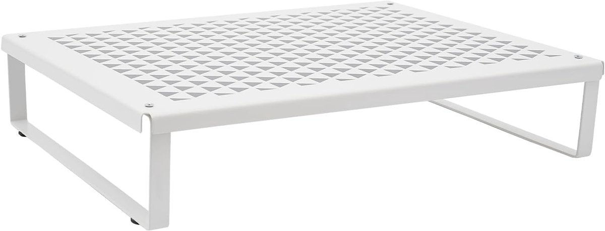 Magnetron Ovenrek - Keuken Organizer - Keuken Opbergen - Stabiele Plaatsing - 40x30x8 cm - Wit