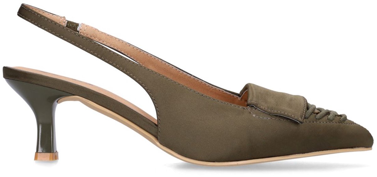 Sacha - Dames - Groene slingbacks - Maat 37