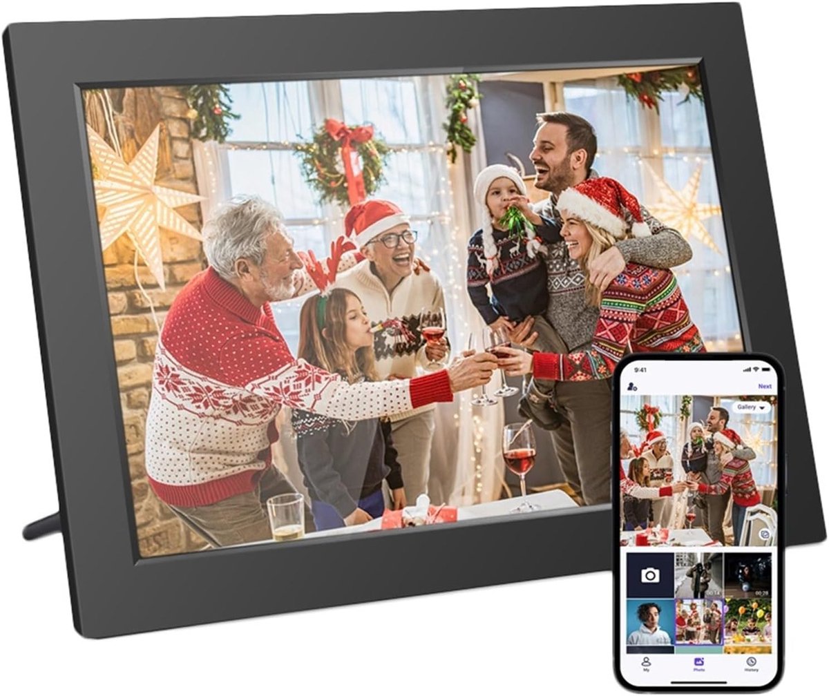 Digitale Fotolijst - Smart Display - Herinneringen Delen - 10.1 Inch IPS HD - 32GB Opslag - Wit