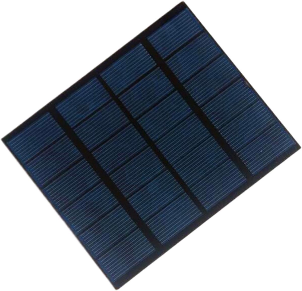 Draagbaar Zonnepaneel - Compacte Oplader - Outdoor Activiteiten - A-klasse Polysilicium - 12 x 10 x 1 cm - Zwart