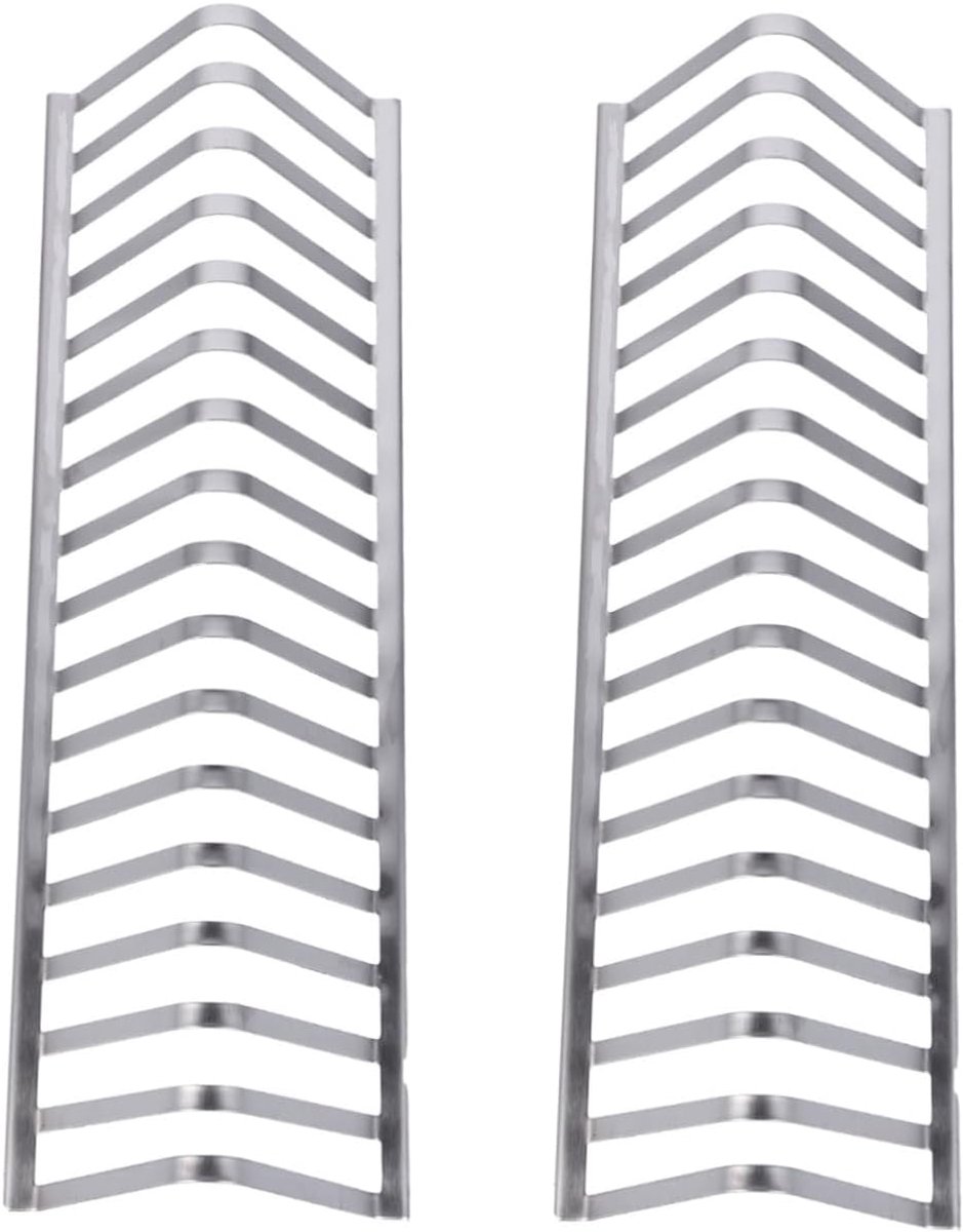 BBQ Rekken - Grill Racks - Buiten Grillen - Cilindrische Structuur - 31x10x8 cm - Zilver