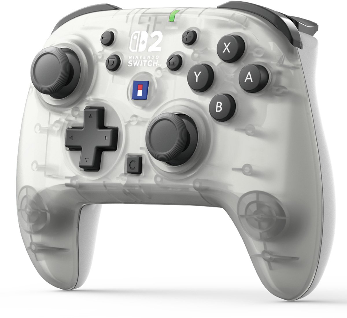 HORI - HORIPAD Turbo draadloze controller voor Nintendo Switch 2 - Wit - Officieel gelicentieerd door Nintendo