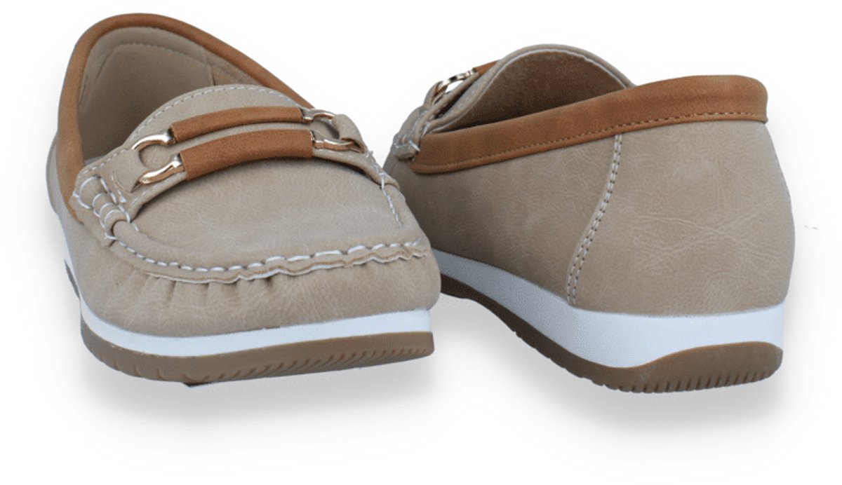 Mode-mania Dames Mocassin | Beige | Maat: 36
