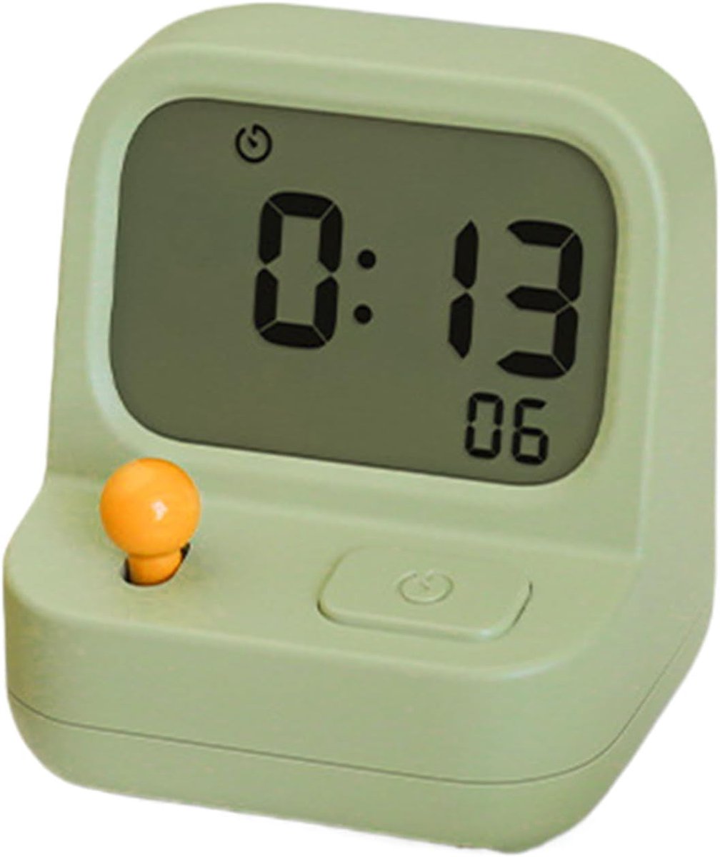 Digitale wekker - Stil display - Nachtkastje slapen - Zonder tikken - Compact formaat