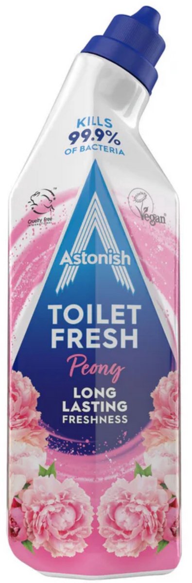 Astonish Peony - Antibacterieel WC-reinigingsmiddel - 750 ml