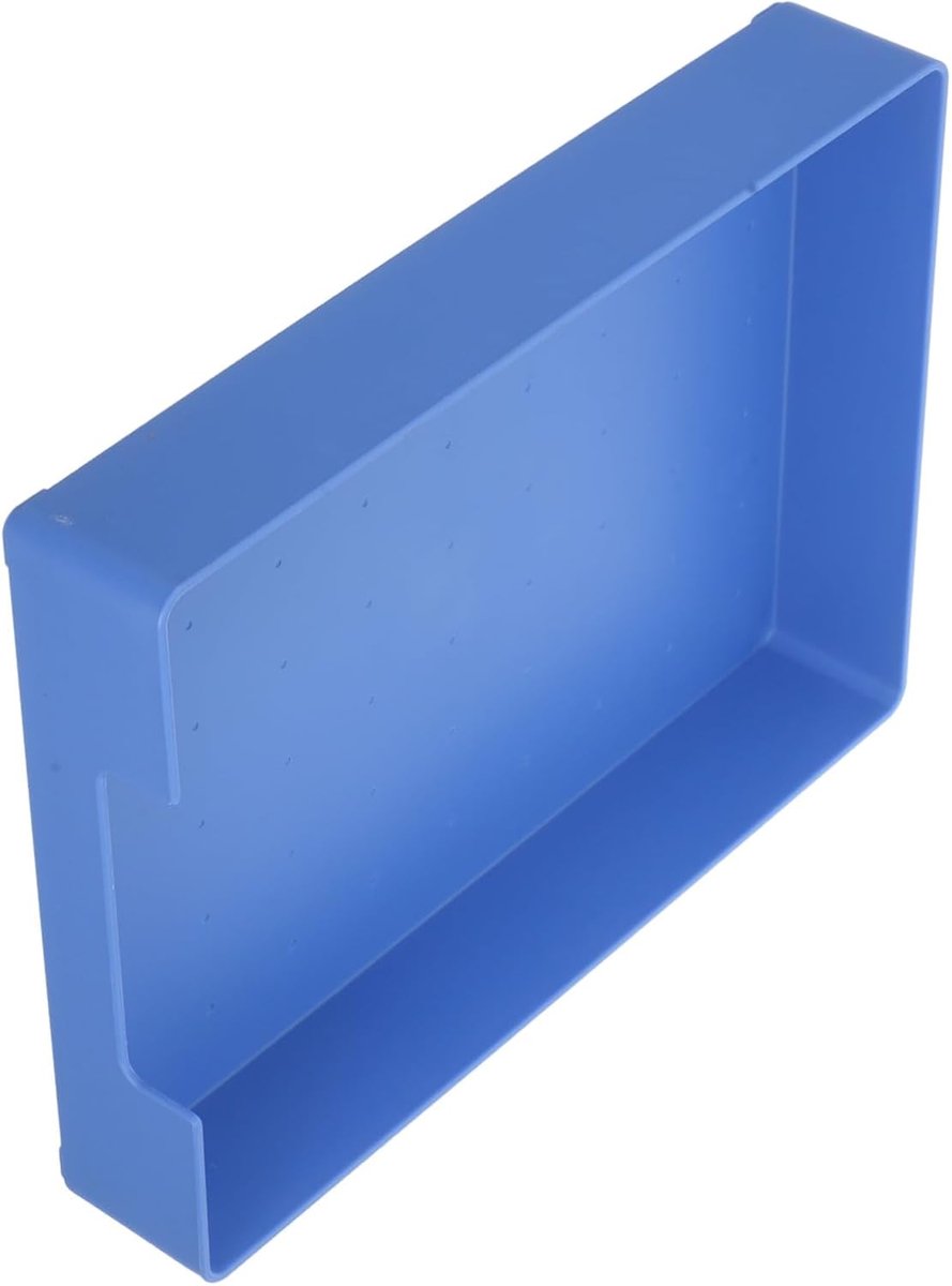 Opbergdoos Lade - Bureau Organizer - Kantoor Thuis - Stapelbaar Ontwerp - 33 cm Breed - Blauw