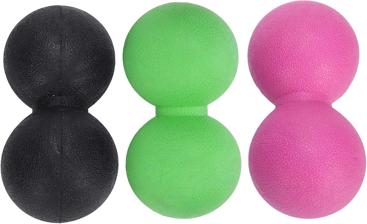 Massage Bal Set - Spier Ontspanning Ballen - Fysieke Herstel Training - Draagbaar en Compact - Ca. 12 cm Diameter