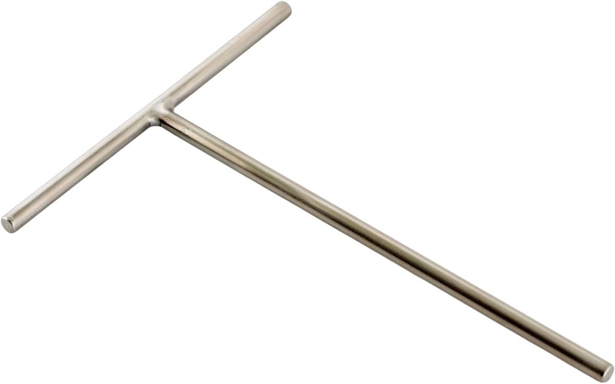 Pannenkoekenverdeler - Deegspreider - Gelijkmatig Bakken - Vaatwasmachinebestendig - 205 cm Beenlengte - Zilver