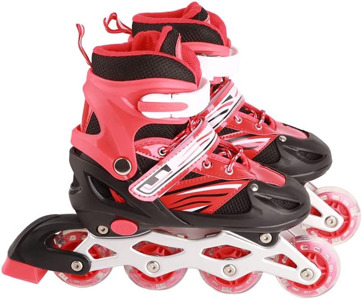 Verstelbare Rolschaatsen Schoenen met Wielen Outdoor Plezier Knipperende Wielen Verstelbare Maten