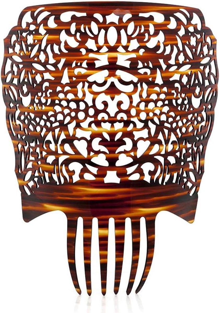 Decoratieve Kam - Haar Accessoire - Bruiloft Accessoire - Schelpvorm Ontwerp - 205 mm Hoogte