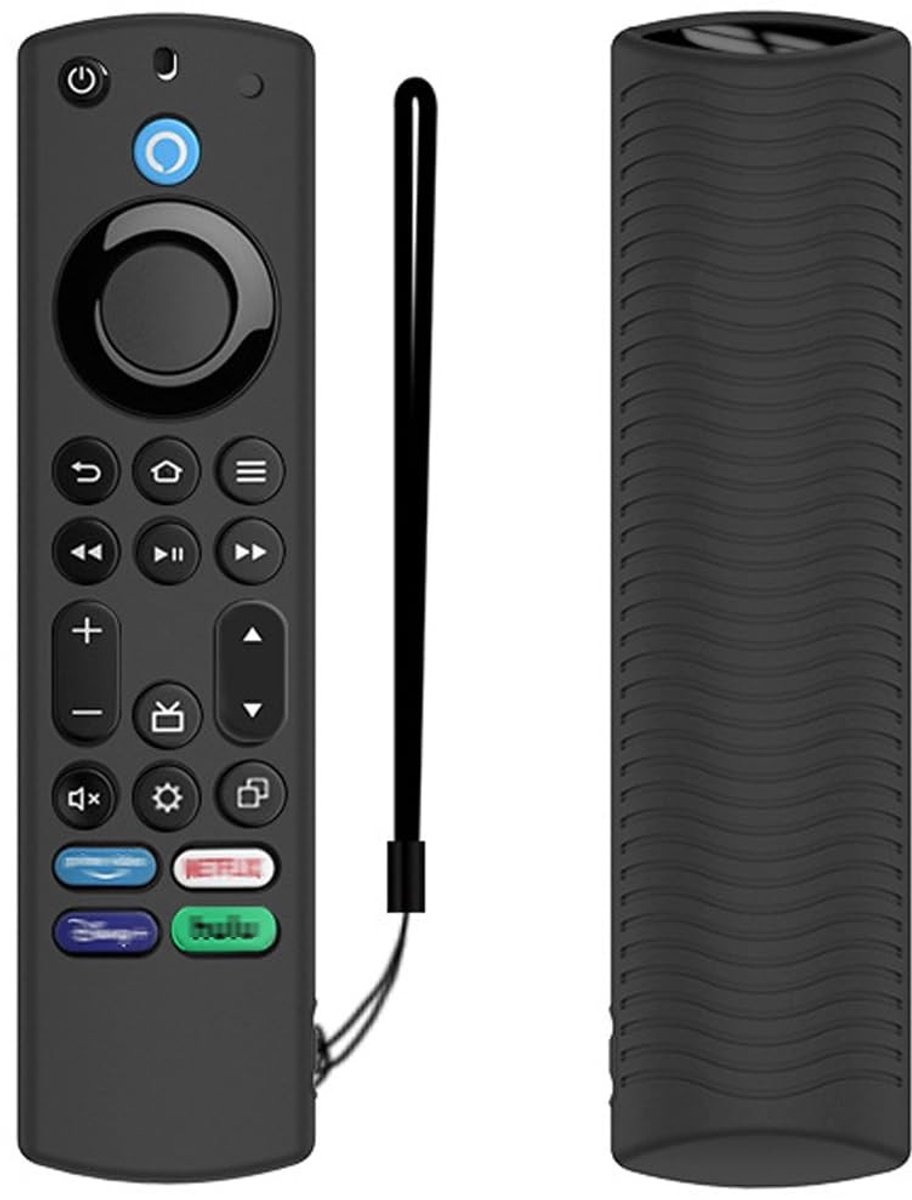 Allecto - Afstandsbediening Hoes voor Firestick 4K Max - Beschermhoes - Anti-Slip Siliconen - TV Accessoires - Insignia - Alexa - Toshiba